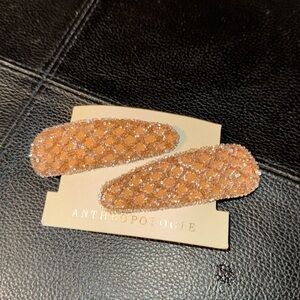NWOT ANTHROPOLOGIE Hair Clips Set of 2